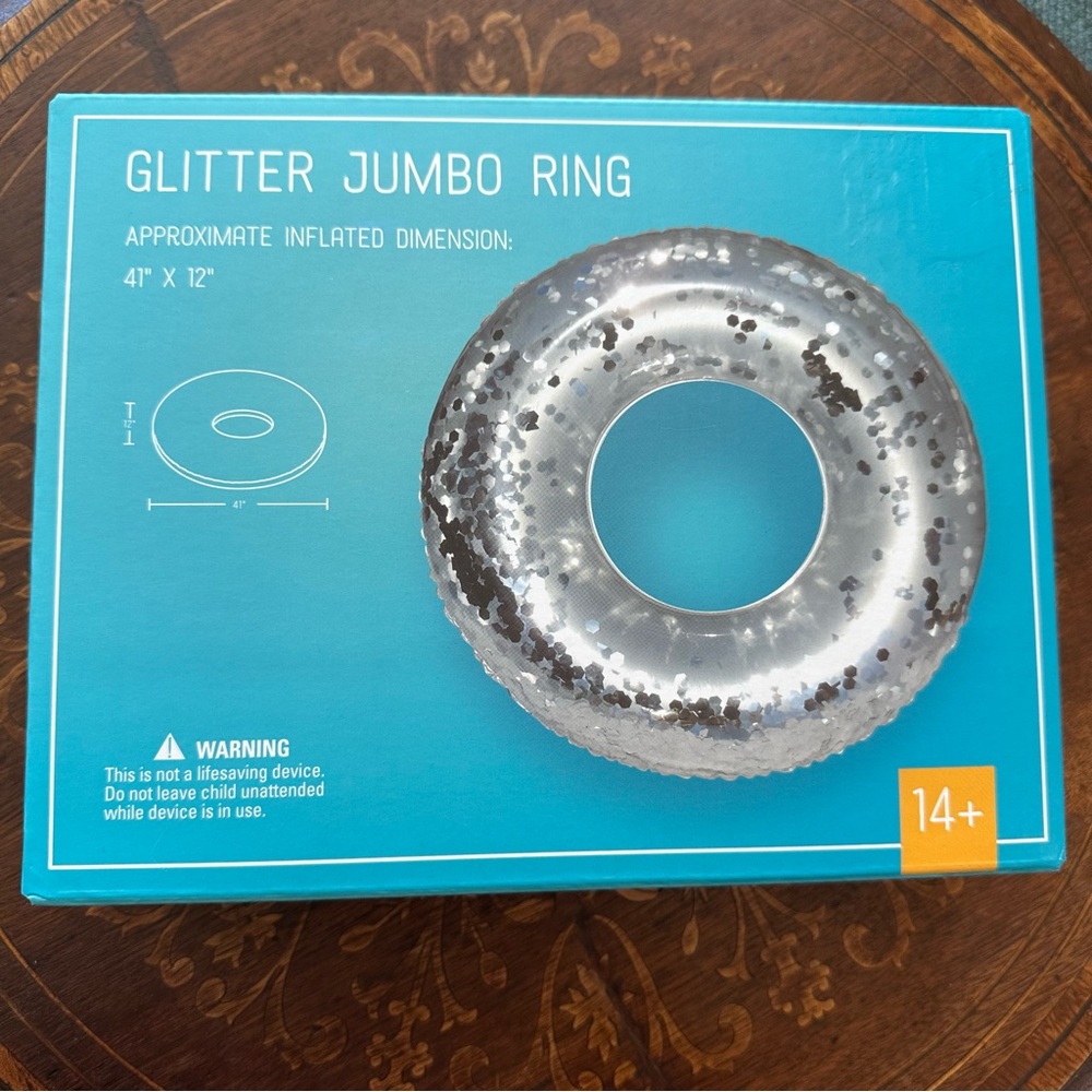 Glitter Jumbo Ring for Pool